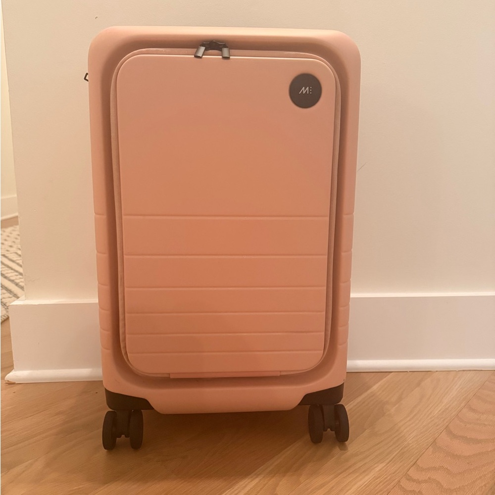 Elegant Rose Quartz Travel Suitcase